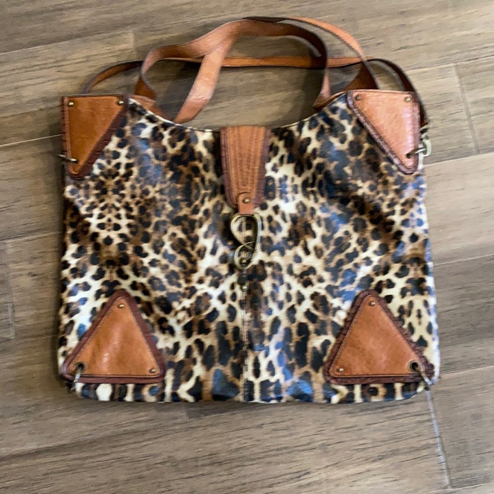 Cheetah print Jessica Simpson bag GUC